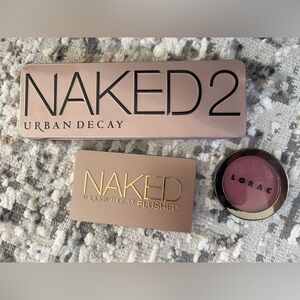 Naked and Lorac blush.